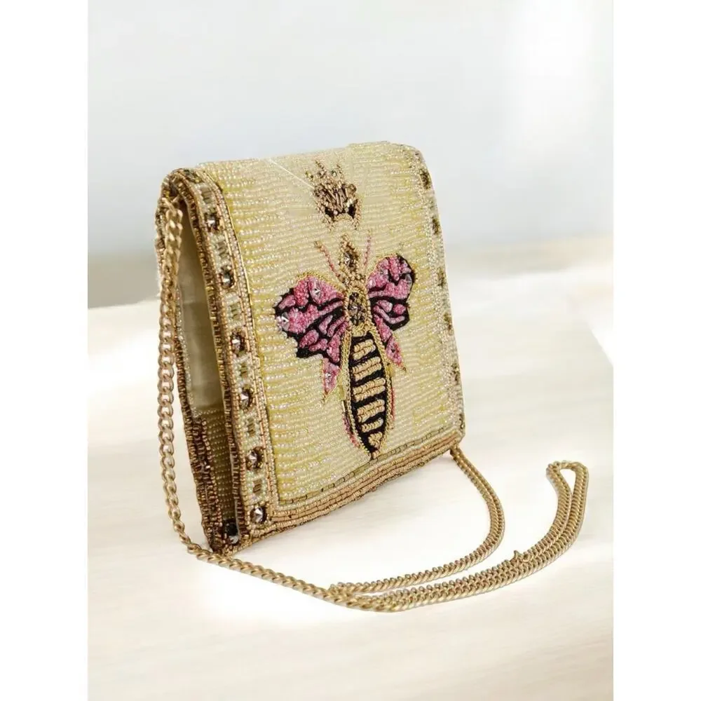 NWT Mary Frances Bag #S001-154 “Buzzed” Beaded Bag